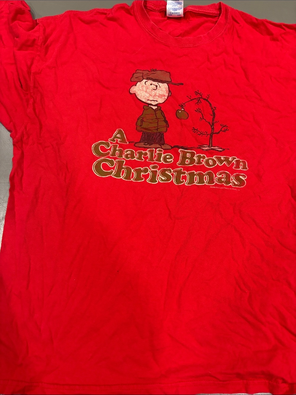 Peanuts Red 'A Charlie Brown Christmas' Graphic Tee
